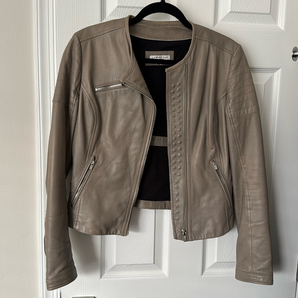 Lamarque collection leather jacket